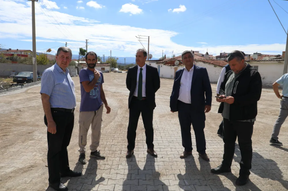 PAZARBAŞI CADDESİ’NDE ÇALIŞMALAR TAMAMLANDI