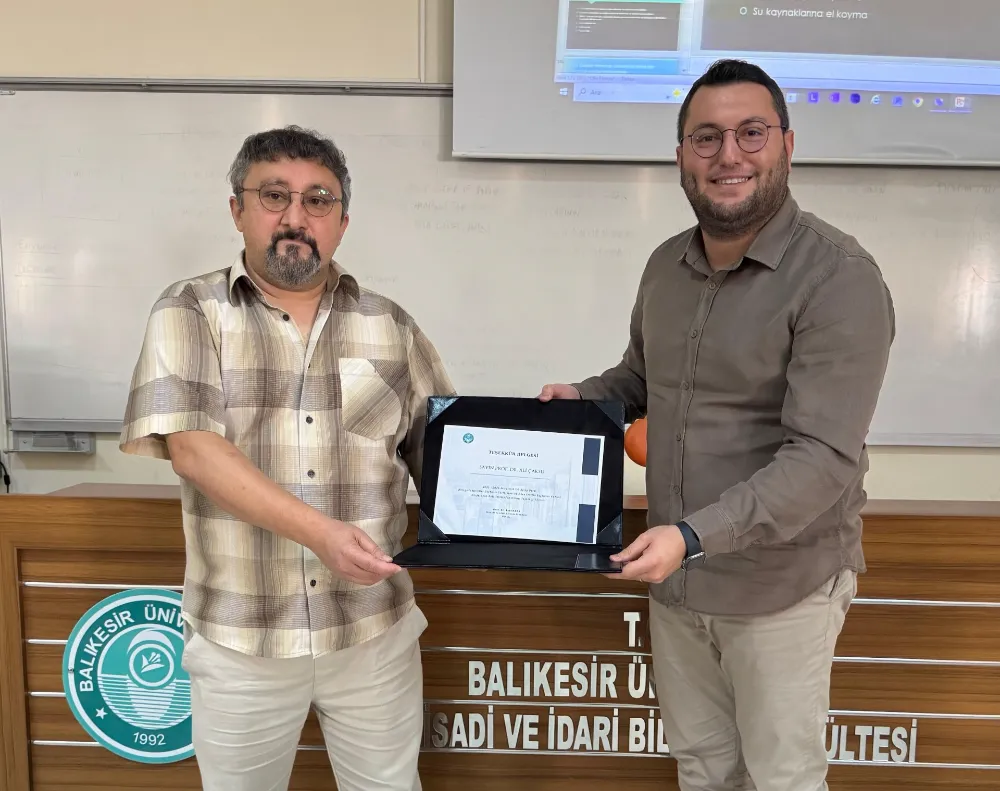 BAÜN İİBF’de İlk Ders: Filistin Soykırımı