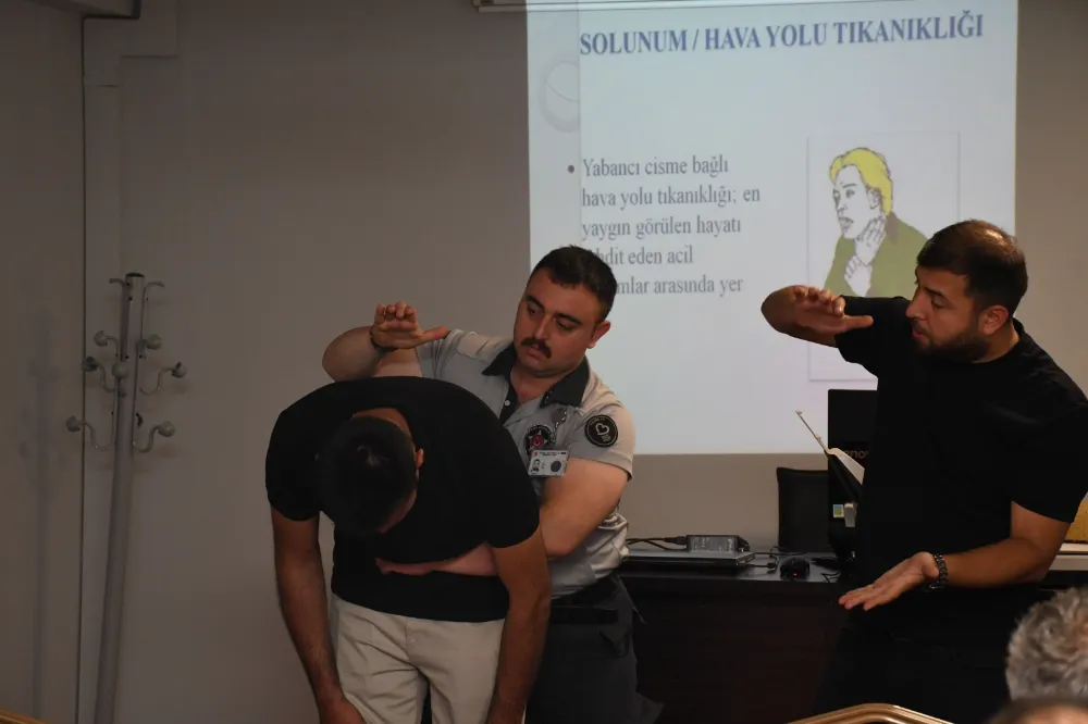 Büyükşehir’den Personele İlk Yardım Eğitimi