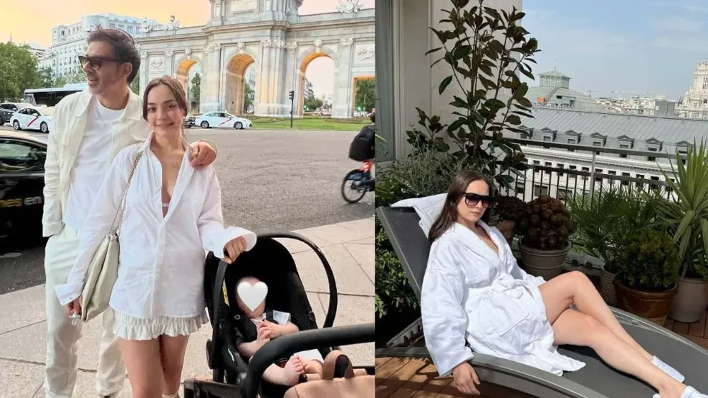 Zeynep Tuğçe Bayat’tan Bornozlu Madrid Pozu